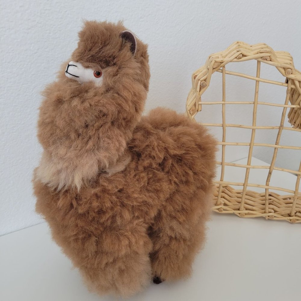 Alpaca Plush Toy 3/ Soft Stuffed Cute Alpacasso / Sheep Llama Animal Doll/Handma